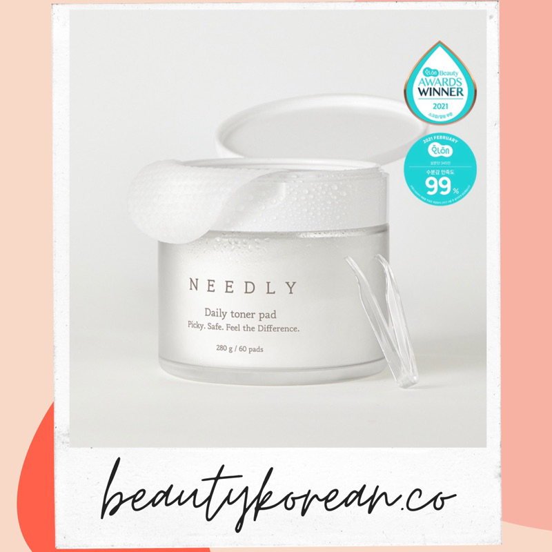 NEEDLY Daily Toner Pad 60 Sheets