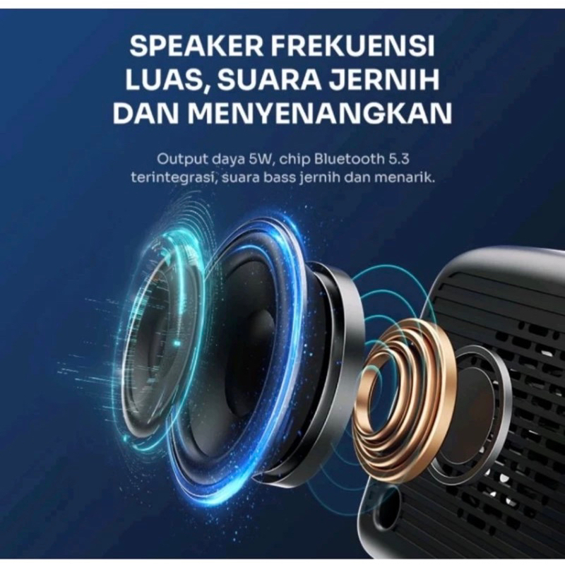 Robot RB170 Speaker Bluetooth 5.3 with LED Display &amp; Alarm