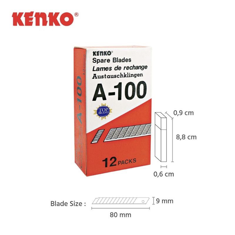 

(1TUBE) ISI CUTTER KENKO A-100 / REFILL CUTTER KENKO / ISI CUTTER KECIL / ANAK CUTTER
