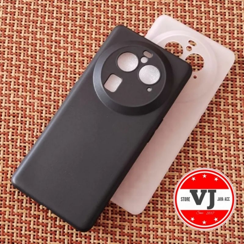 Softcase Oppo Find X6 Pro Case Silikon Black Matte Oppo Find X6Pro