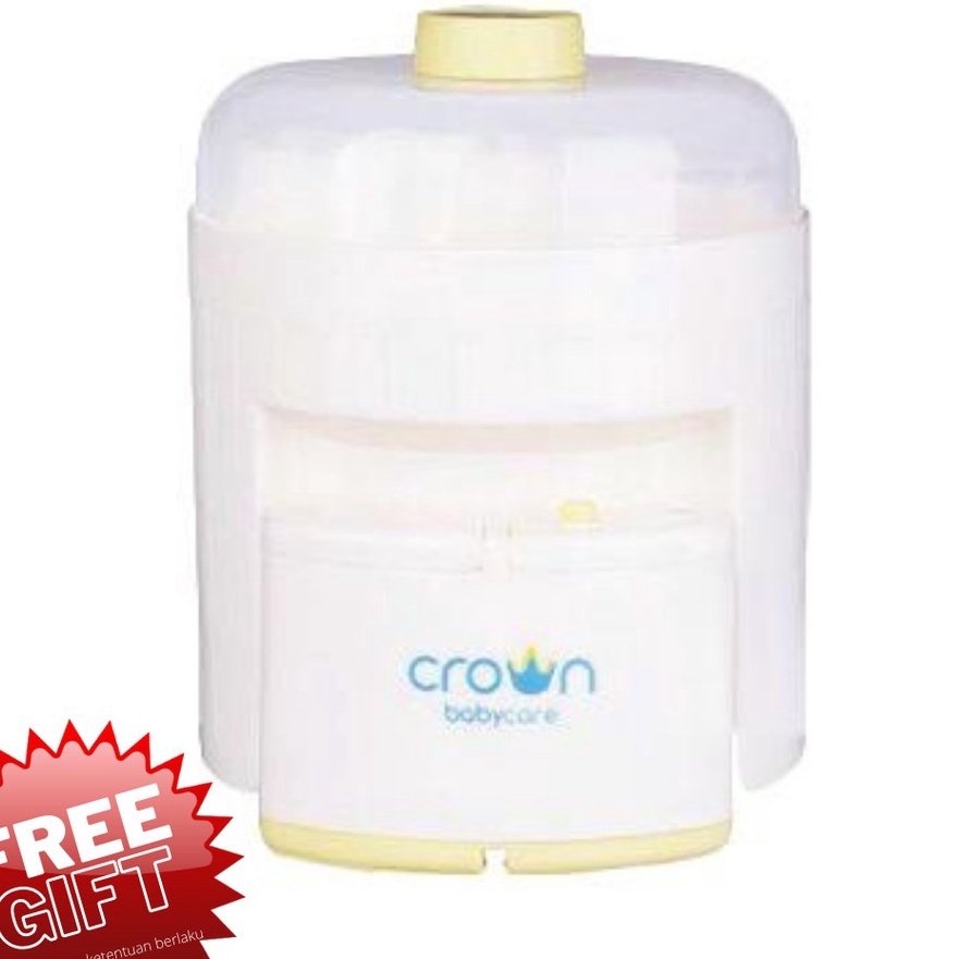Terlaris dan Termurah Blommie Crown 6 Botol Sterilizer Uap Untuk Botol Bayi ALAT UAP STERIL BOTOL SU