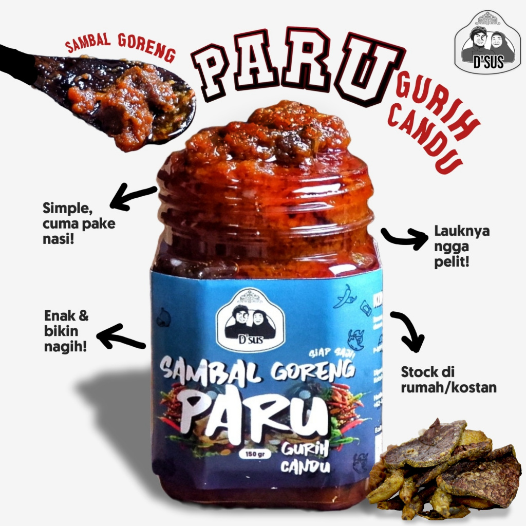 

SAMBAL D'SUS - Sambal balado paru panggang