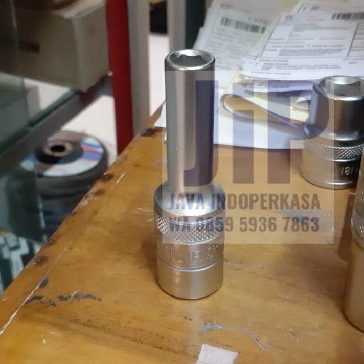 Restock TEKIRO deep wall 8 mm mata kunci shock panjang.