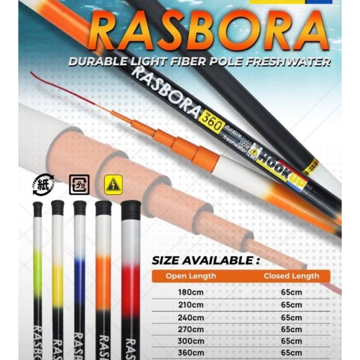 Star Seller. JORAN POLE/TEGEK HOOKUP RASBORA 240.