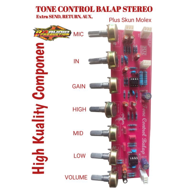 Tone Control Balap Stereo