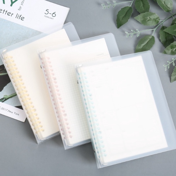 

Baru Binder Dengan Ring Warna Macaron Transparan A5 / B5 PMB