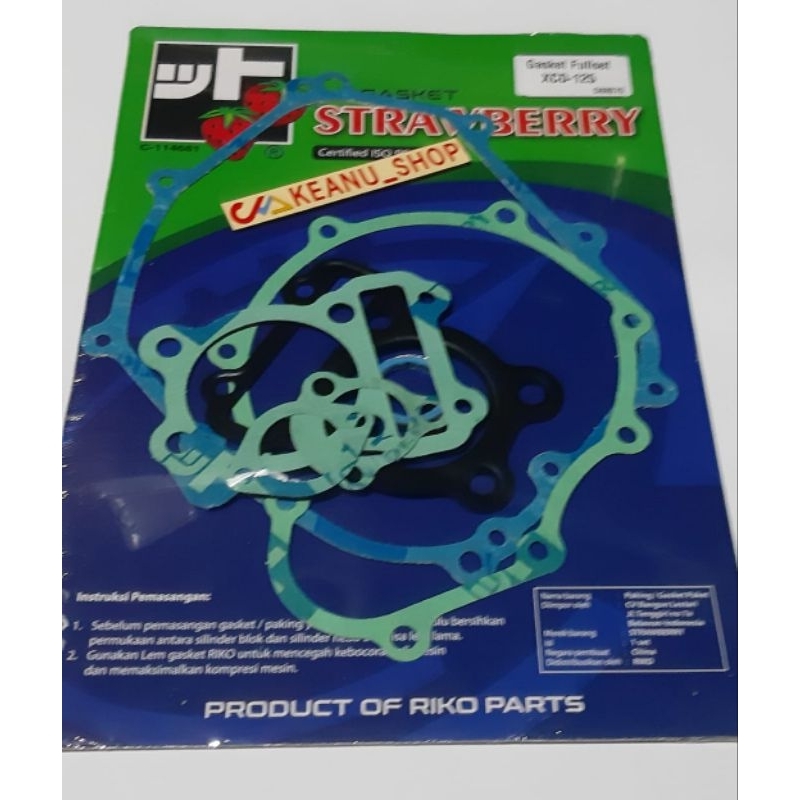 PAKING FUL SET BAJAJ XCD PULSAR 125 XCD GASKET FUL SET MESIN BAJAJ PULSAR 125 XCD PAKING KOPLING MAH