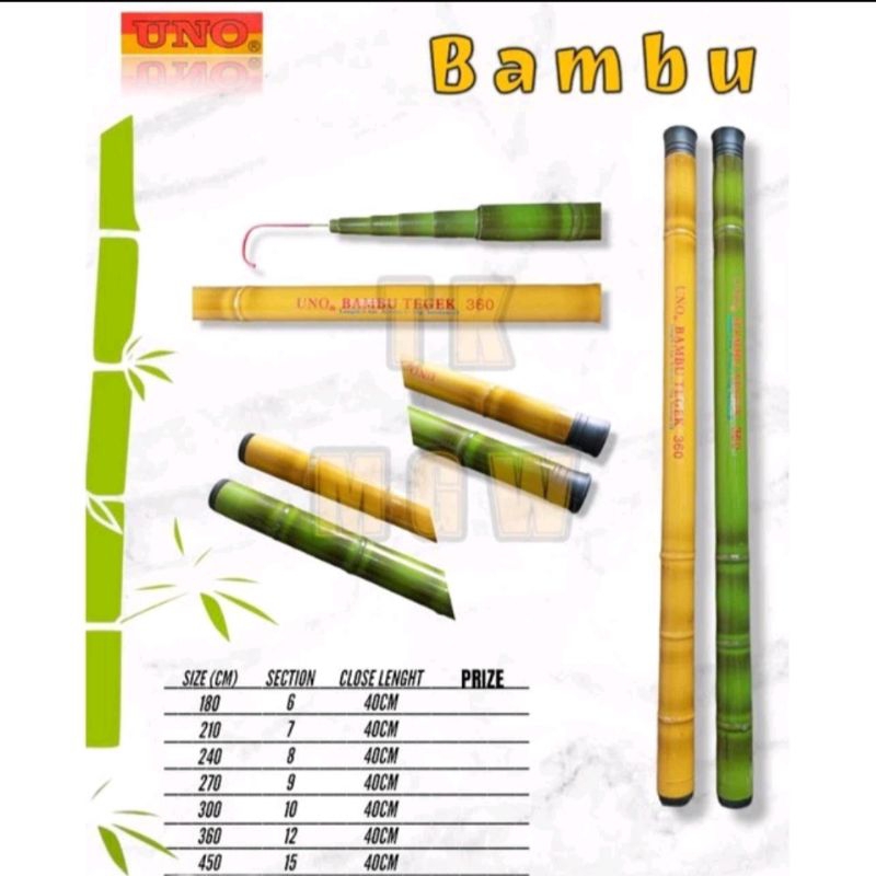 Joran Tegek UNO Bambu