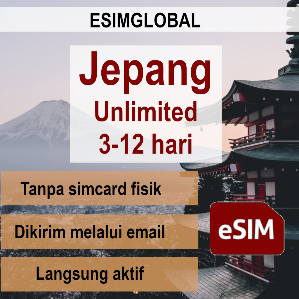 eSIM Jepang Termurah