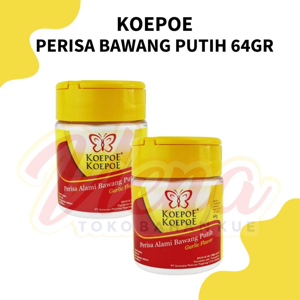 

Koepoe Perisa Alami Bawang Putih 64gr / Garlic Flavour