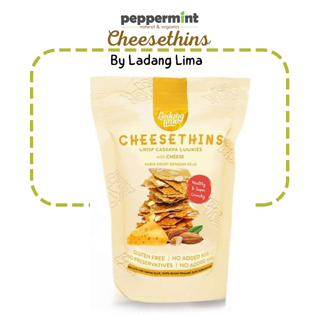 

Ladang Lima Cheesethins Healthy Cookies / Cemilan Sehat 80g