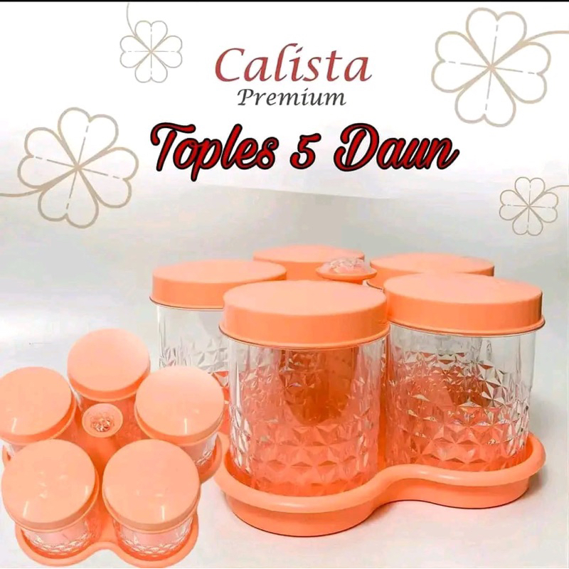 Toples 5 Daun Calista Toples Daun Calista Toples Nampan Tobaki