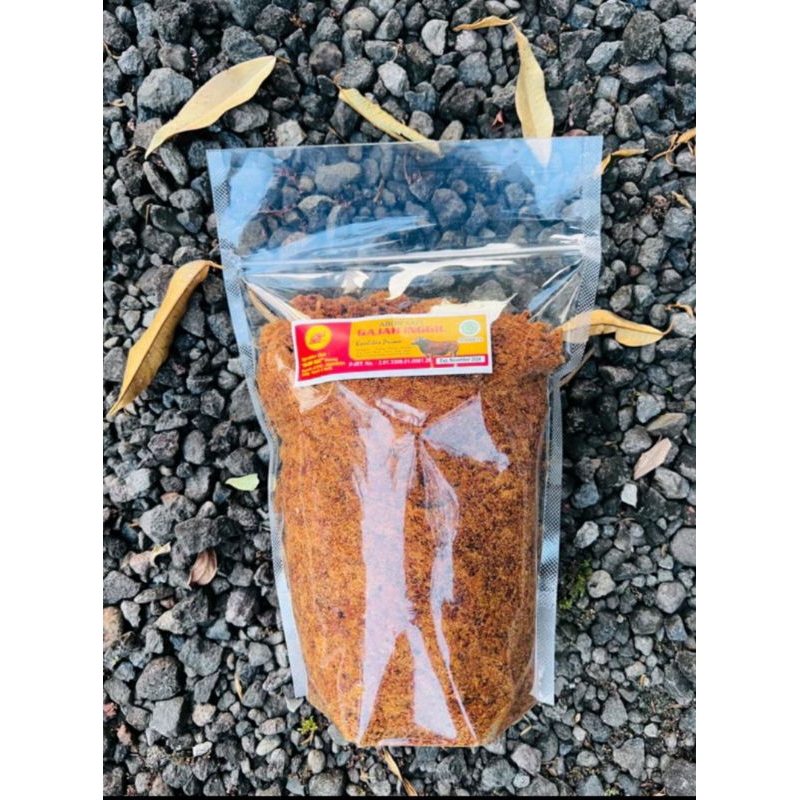 

ABON SAPI GAJAH INGGIL Ⅰ Berserat Ⅰ 250 gram Ⅰ halal Mui Ⅰ izin dinkes
