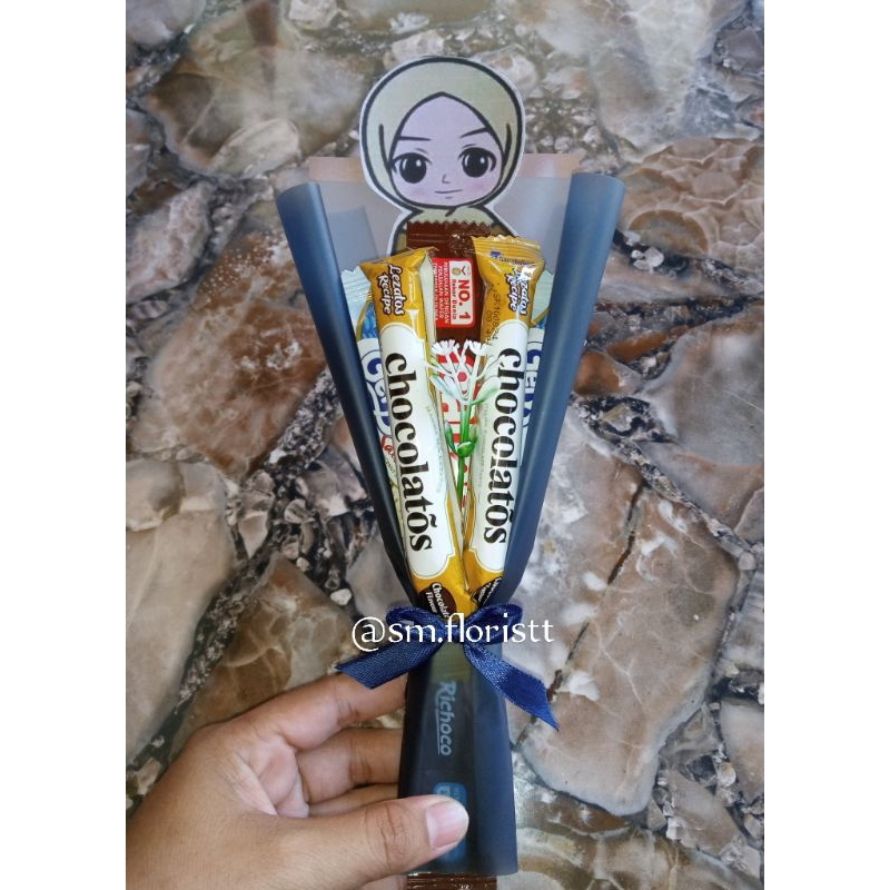 

Buket Snack mini murah meriah spesial hari guru/ bisa request gambar lain