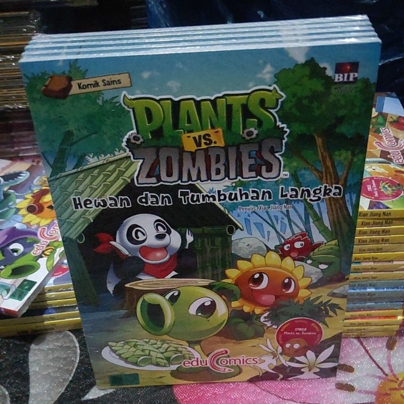 original buku komik sains plants vs zombies hewan dan tumbuhan langka
