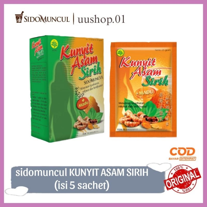 

Sido Muncul Kunyit Asam Sirih (isi 5 sachet