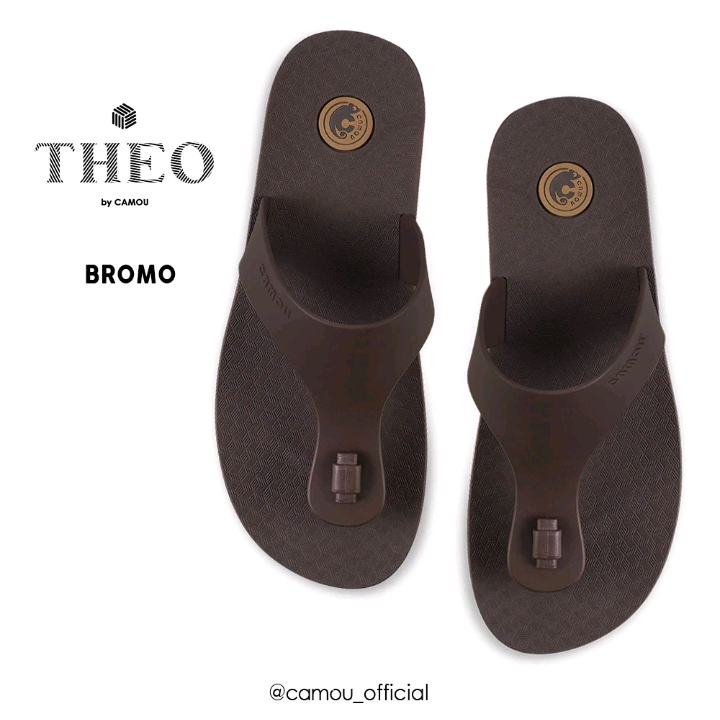 Sandal Jepit Pria Camou - camou theo bromo - sandal full Karet - sandal anti Slip - sandal terbaru