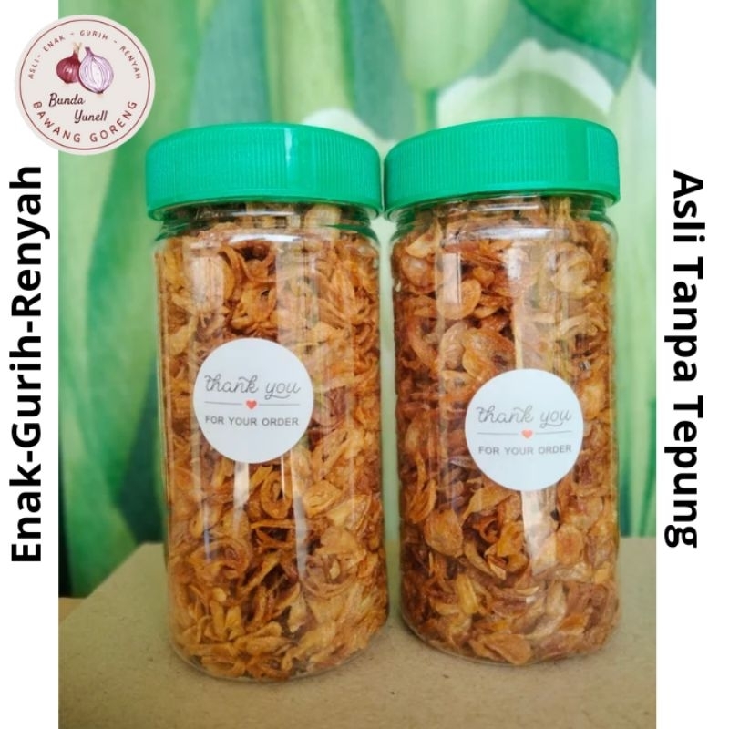 

Bawang Goreng Asli / Bawang Goreng Tanpa Tepung