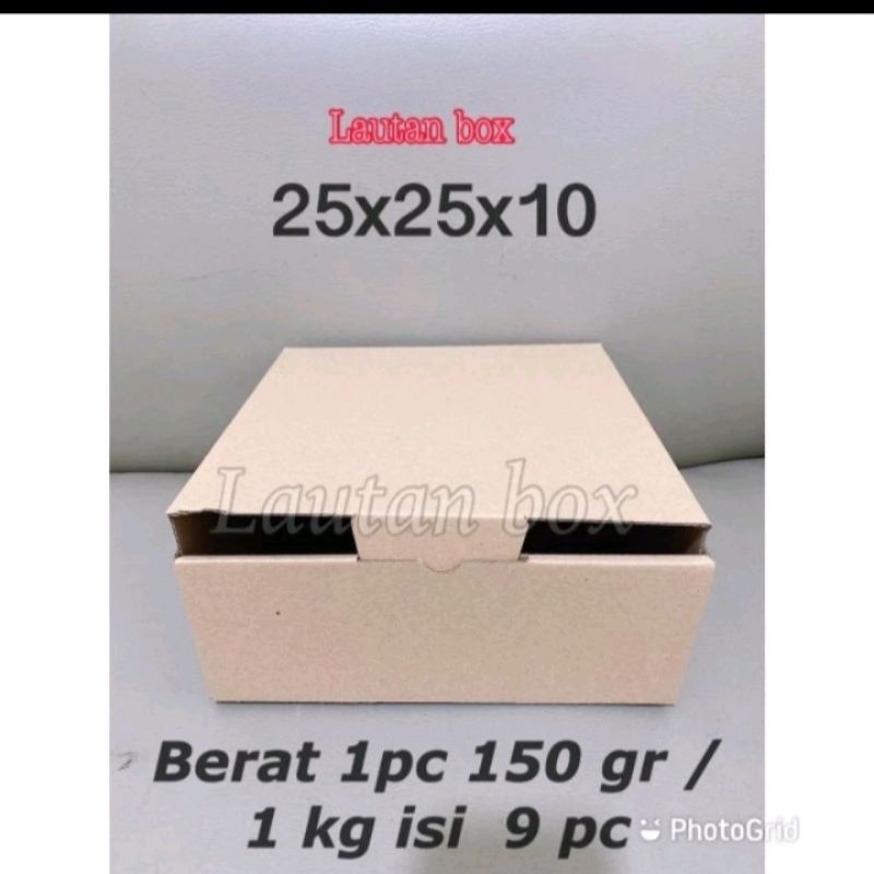 

KARDUS UK. 25x25x10 CM....DIE CUT KARTON BOX UNTUK KOTAK BAJU-AKSESORIS-SOUVENIR DLL MODEL BOX PIZZA