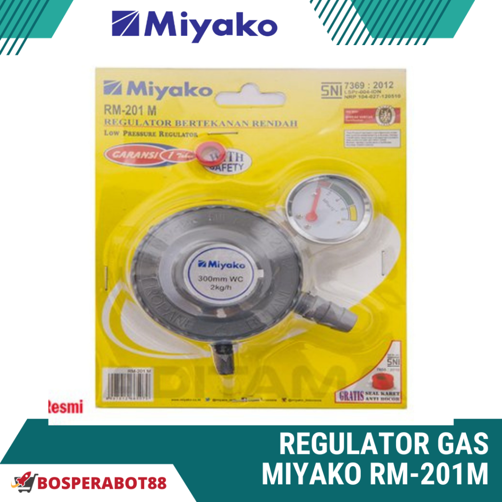 REGULATOR GAS MIYAKO RM-201M/ GAS REGULATOR MIYAKO RM-201 M