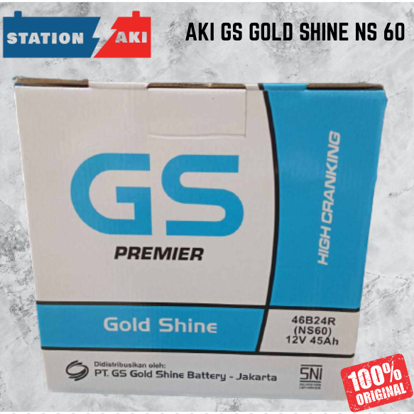 AKI MOBIL GS GOLD SHINE NS 60 (12V/45AH)