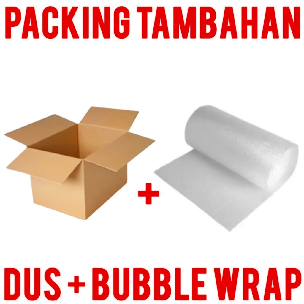 

Tambahan Packing biar AMAN (kardus + bubble wrap)