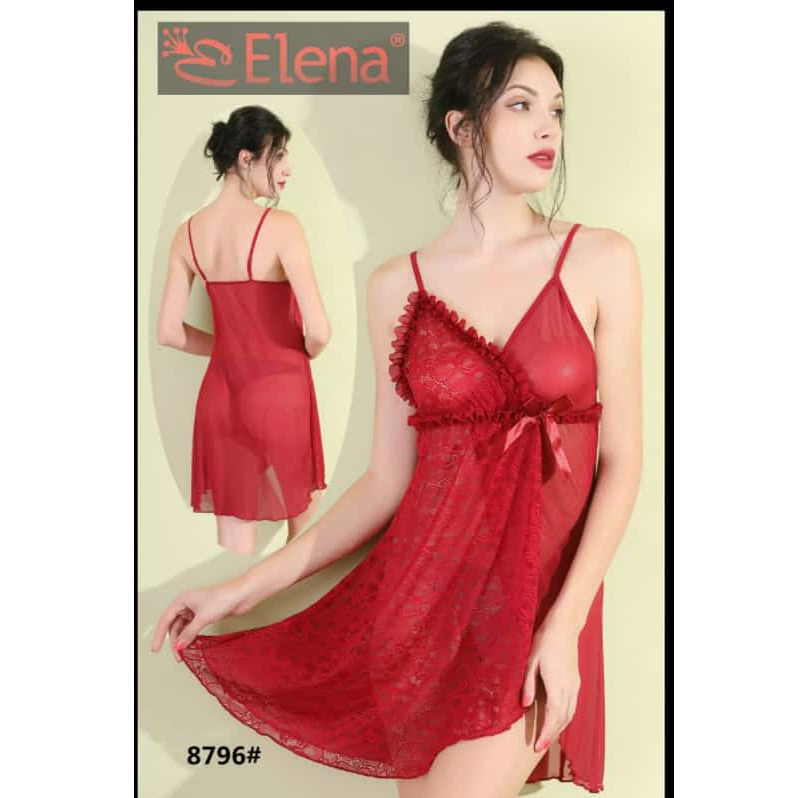 LINGERIE ELENA / BAJU TIDUR SEXY FREE CD G STRING