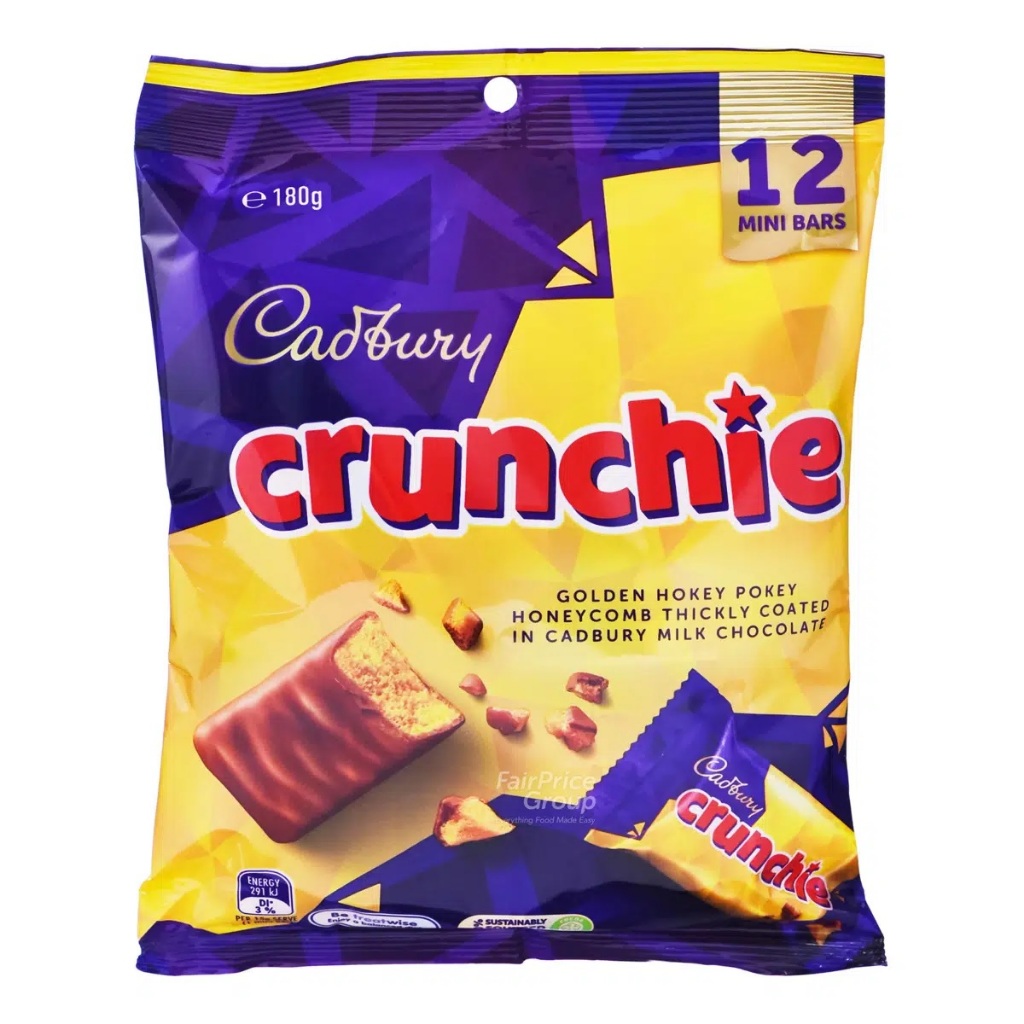 

Cadbury Chocolate Mini Crunchie 180g