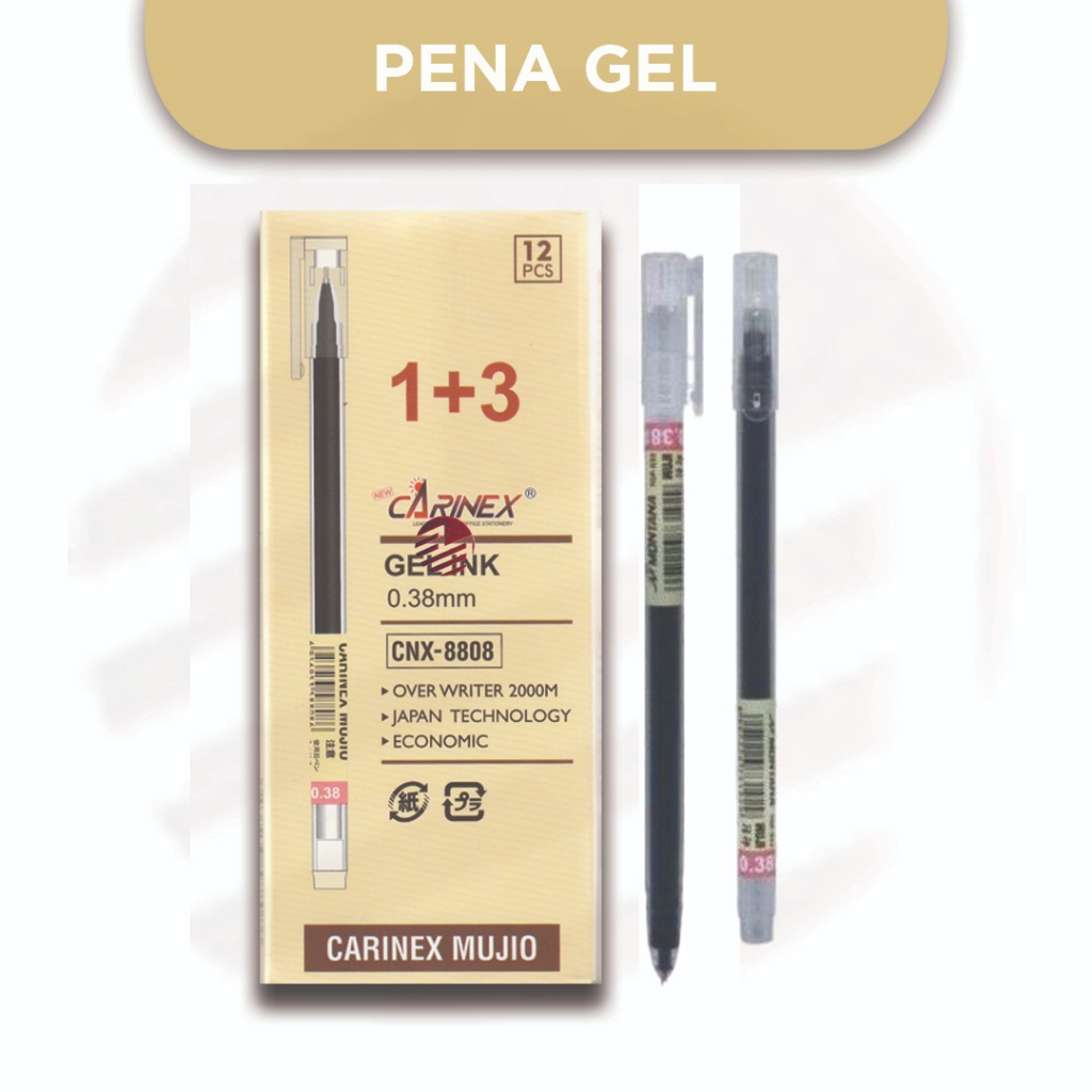 

Pena Gel Carinex 0.38mm CNX8808 - MONTANA