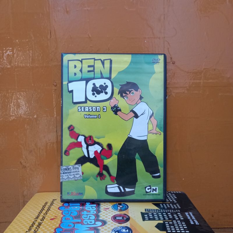 DVD ORIGINAL BEN 10 BAGIAN 3 VOL 1-4