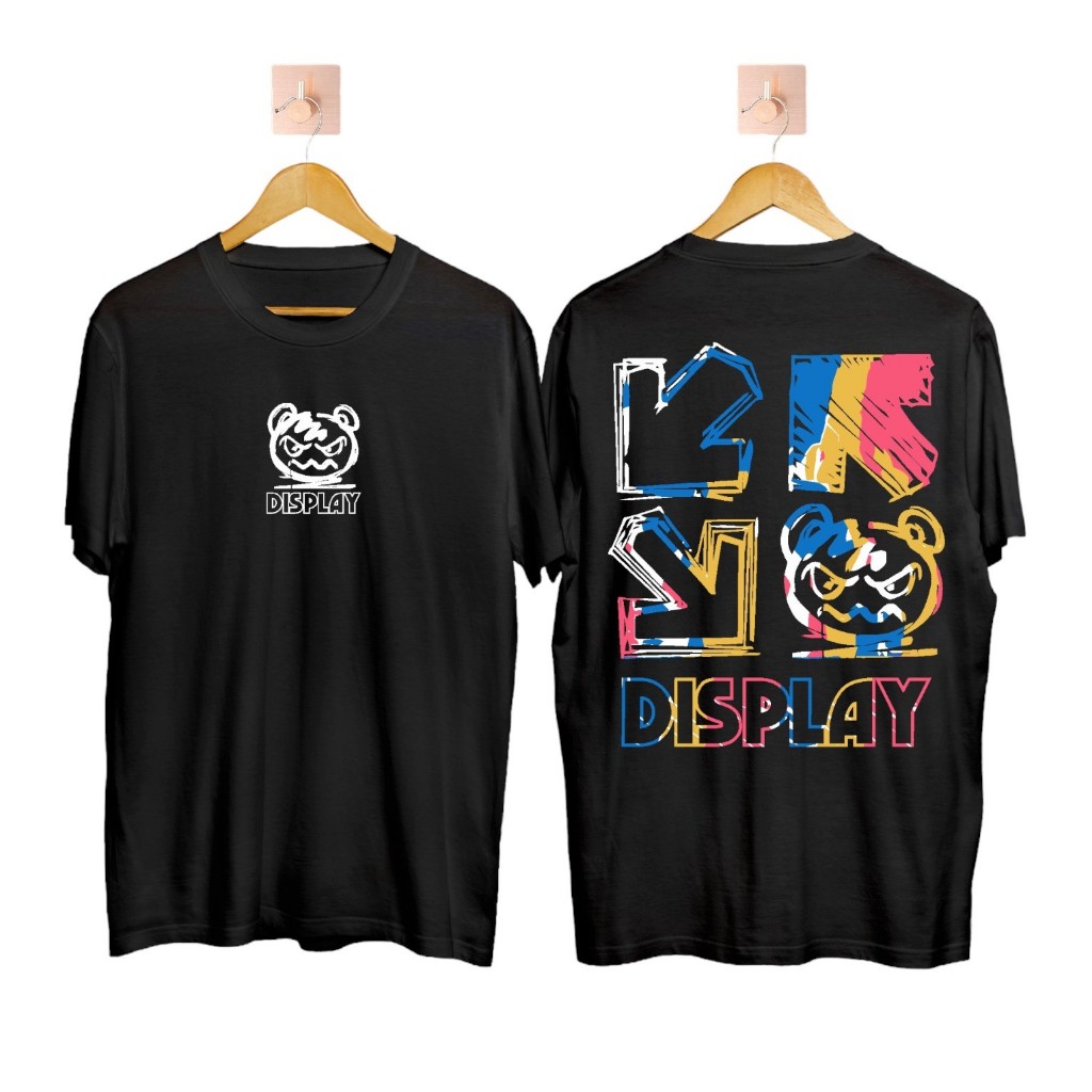 Baju Kaos Arrow Display  Hitam (COD)/Baju Brand Lokal/Brand Lokal Baju/Others/Kaos Pria Dewasa/Baju 