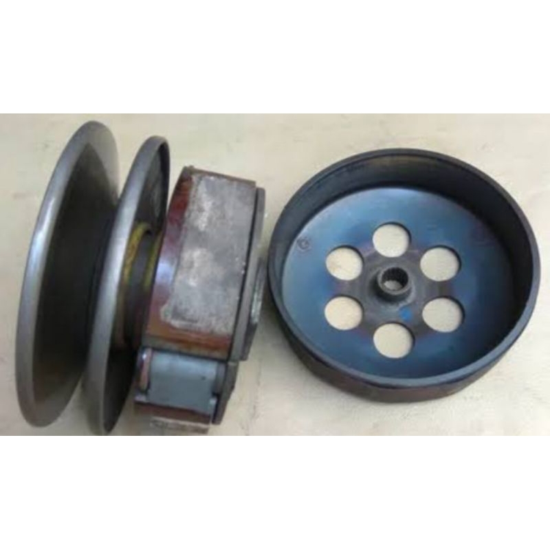 seproket otomatis kampas ganda puli Mioj MioGT soulGT Fino 115 xtraid full set barang original copot