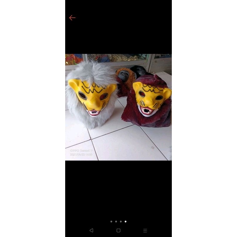 topeng gorilla topeng macan