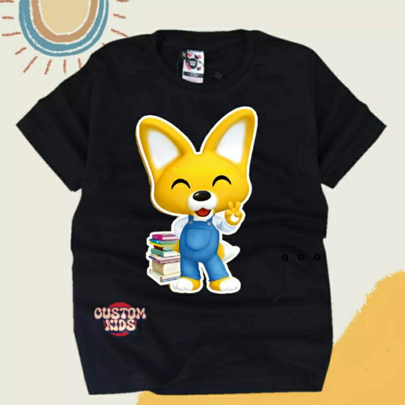 baju atasan kaos anak Eddy pororo Friends karakter