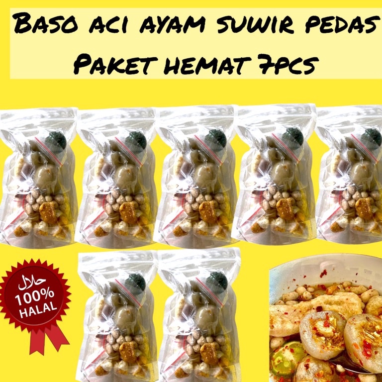 

3.3 Brand PAKET HEMAT BASO ACI AYAM SUWIR 7pcs / BASO ACI HEMAT AYAM