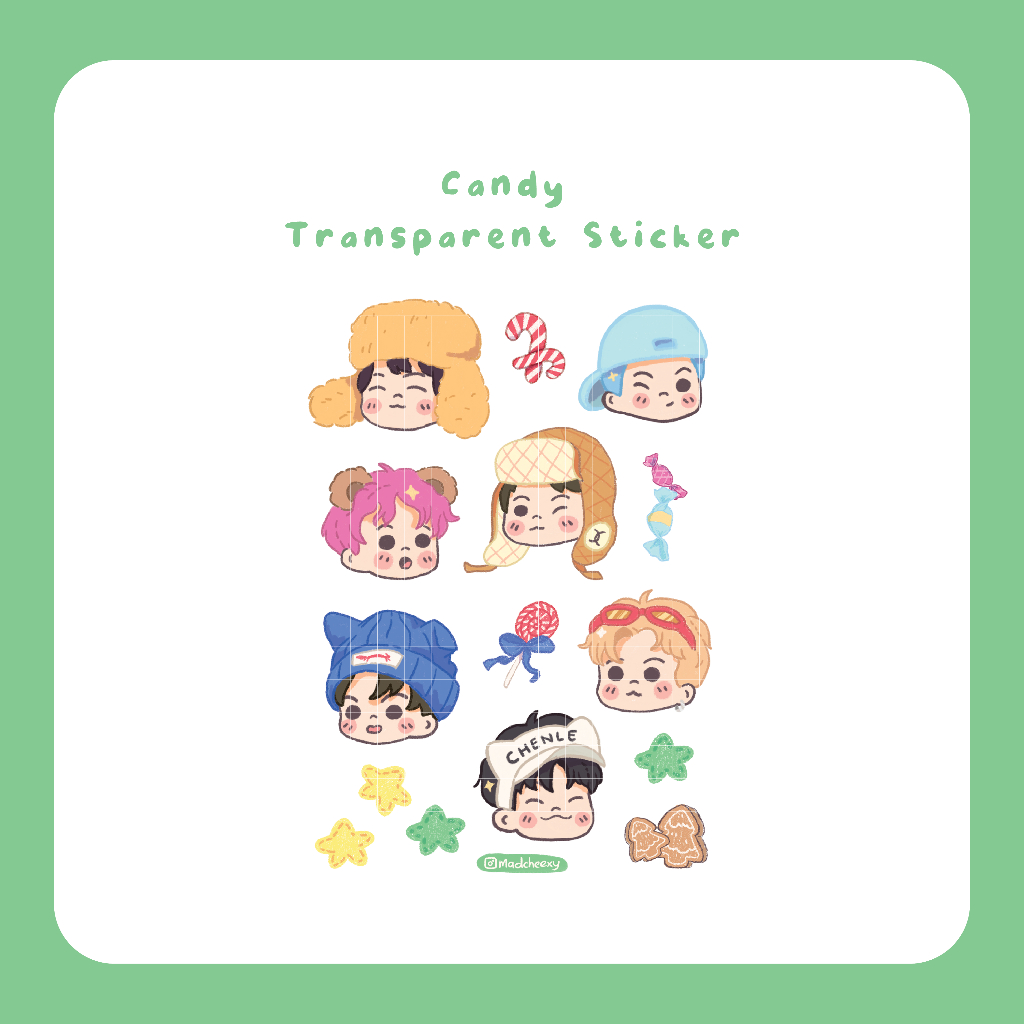 

Candy Clear Sticker