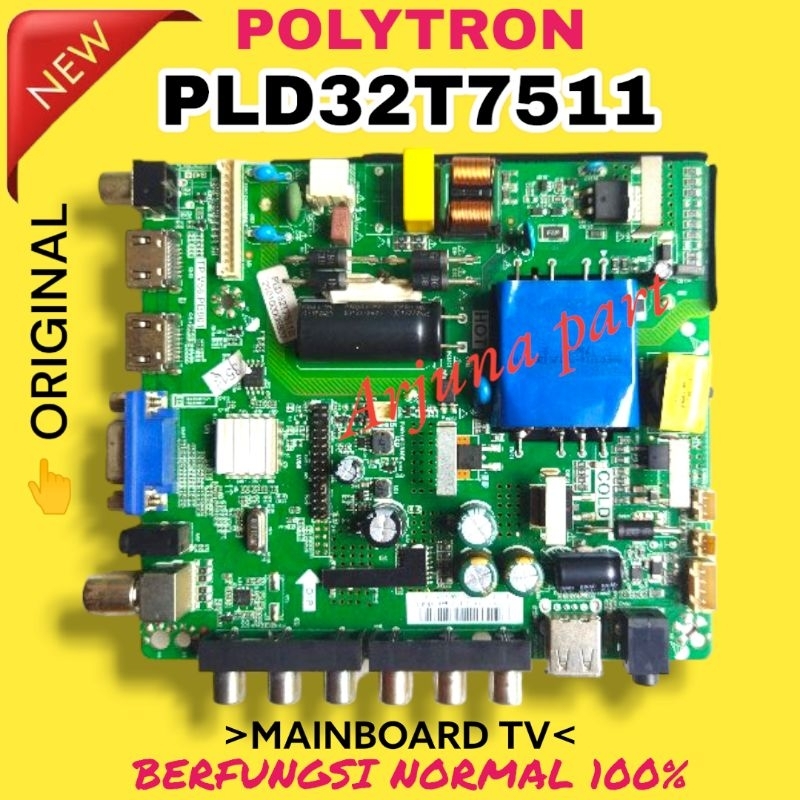 MB TV POLYTRON PLD32T7511 / MAINBOARD TV POLYTRON PLD32T7511B / MESIN TV POLYTRON PLD32T7511B / MODU