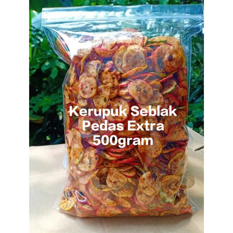 

SUPER PEDAS KERUPUK SEBLAK 500 GRAM