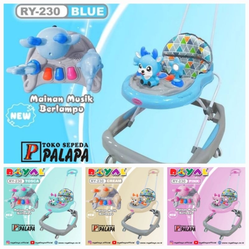 Baby Walker Royal RY-230 S Neo Musik Babywalker BW Apollo 230S