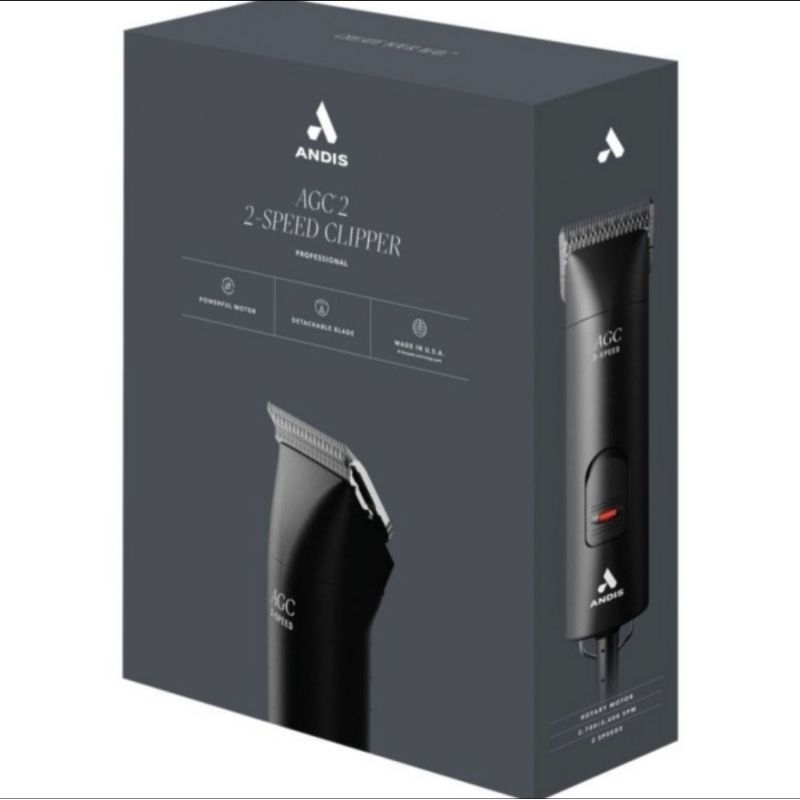 ANDIS AGC 2-SPEED BRUSHLESS DETACHABLE BLADE CLIPPER
