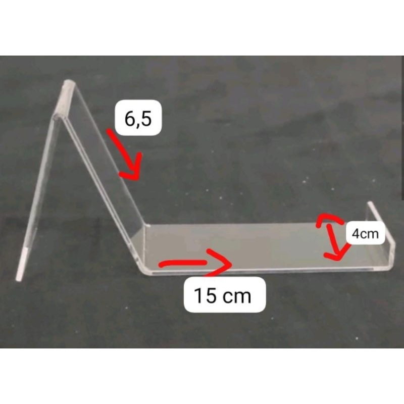 stand sepatu akrilik / akrilik display sandal