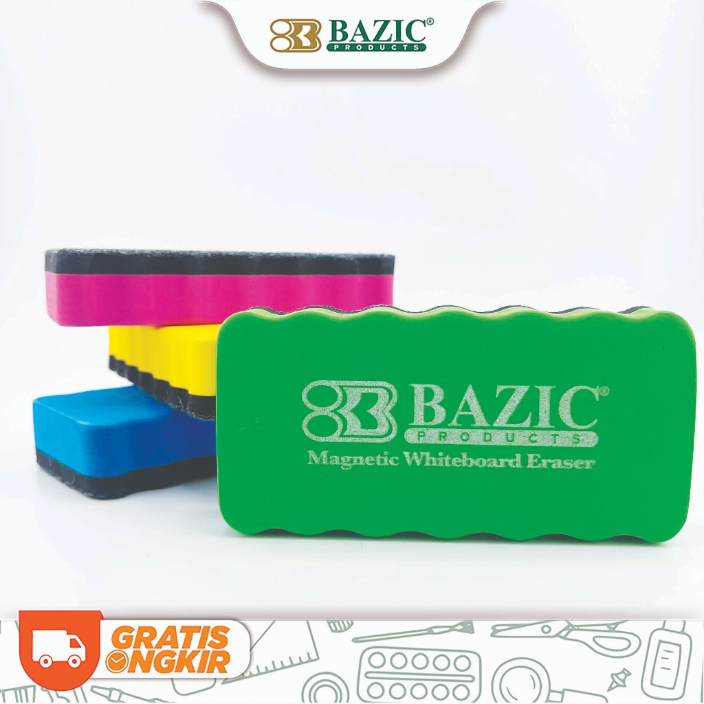 

Bazic Magnetic Whiteboard Eraser - Penghapus Papan Tulis