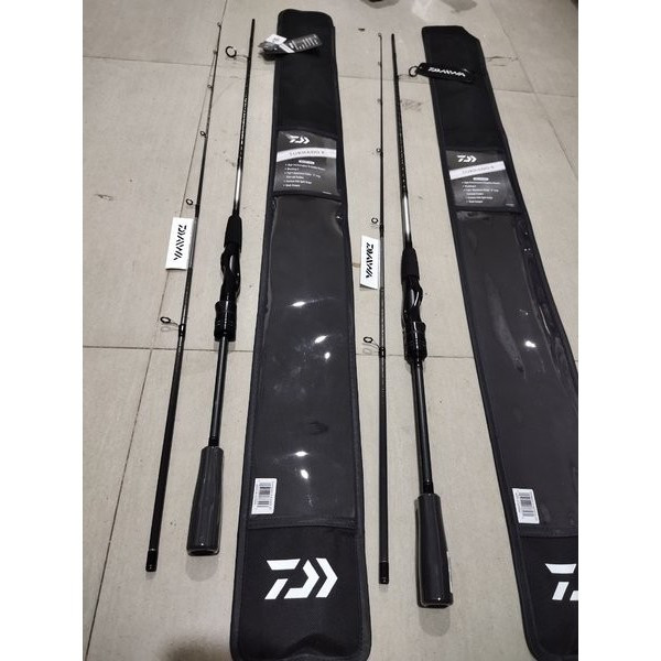 Joran DAIWA TORNADO X 23 | Fuji | Braiding X | Spinning Casting | Sungai Danau Laut | Resmi