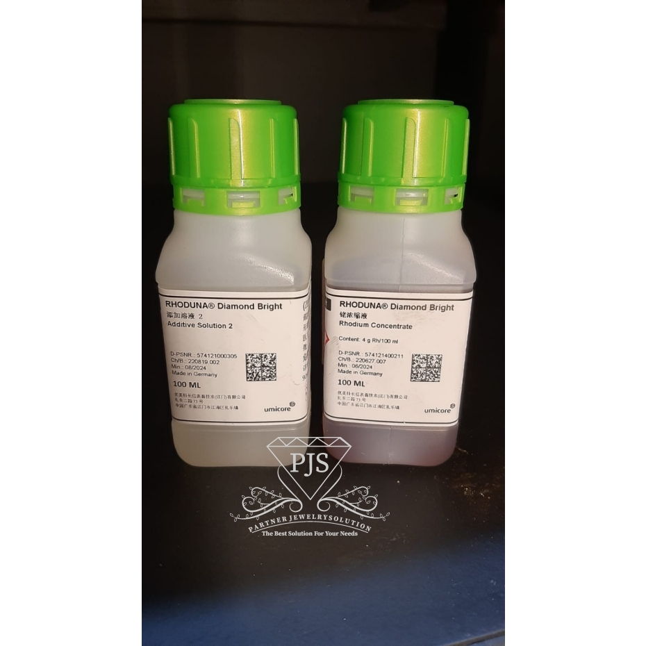 RHODUNA DIAMOND BRIGHT 4GR/ RHODIUM DIAMOND BRIGHT 4GR ORIGINAL UMICORE/ OBAT CHROME PUTIH