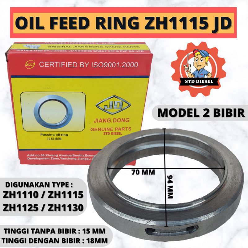 OIL FEED RING ZH1110 ZH1115 ZH1125 ZH1130 MERK JIANG DONG METAL HAUSING MAIN BEARING BUSH HMB JD1110