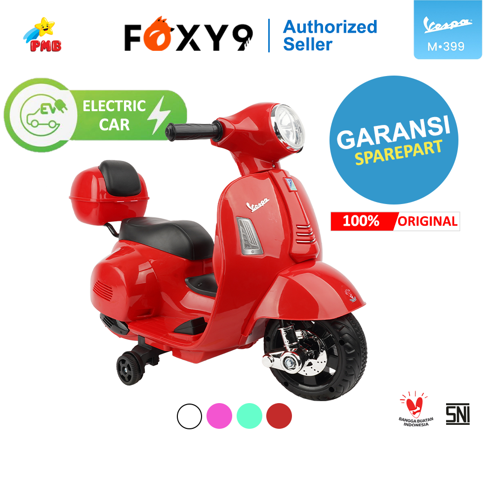 Motor Aki Anak Besar PMB M399 VESPA MATIC  Mainan Motor Anak