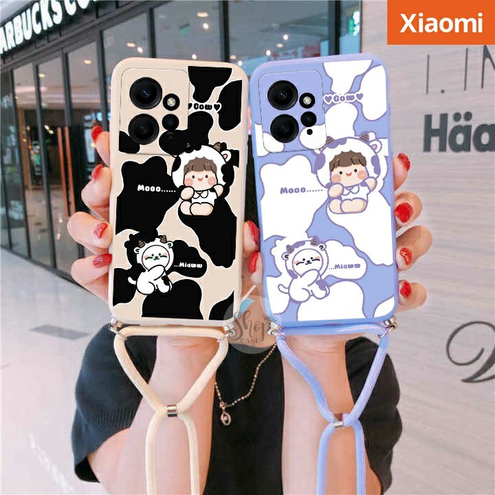 Softcase + Tali Redmi Note 12 [4G] Redmi Note 12 [5G] Redmi Note 12 Pro Case Redmi Note 12 [4G] Case