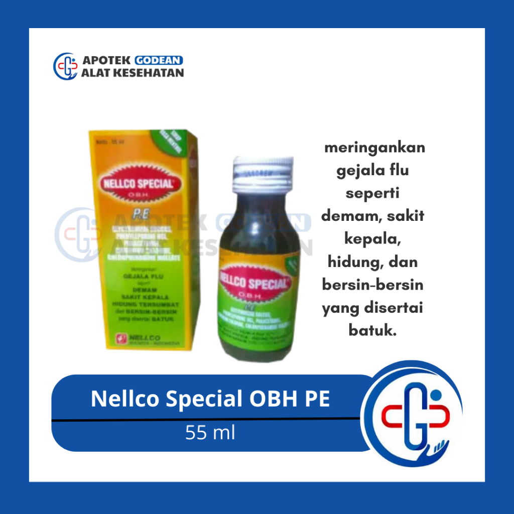 NELLCO SPECIAL NELCO SPESIAL 55ML OBAT BATUK PILEK DAN DEMAM ANAK DEWASA