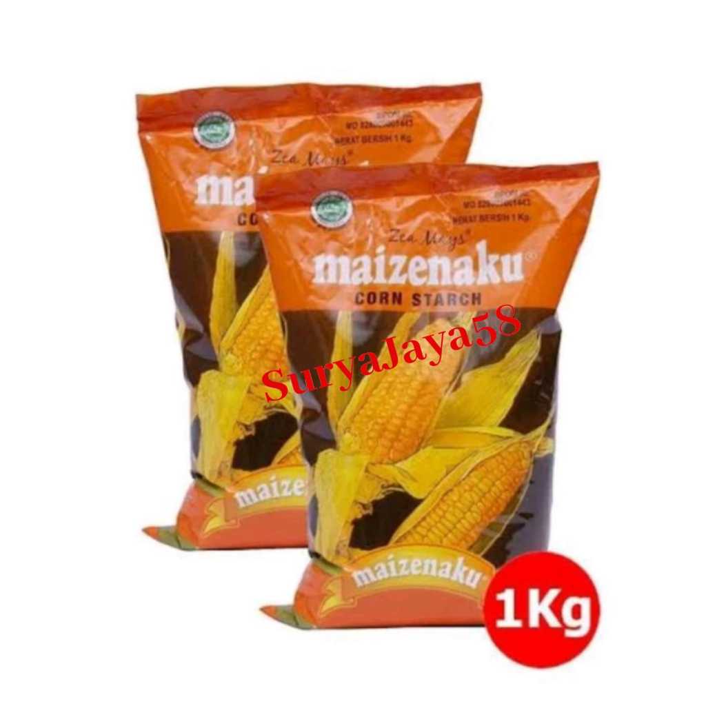 

MAIZENAKU Tepung Maizena 1kg| Tepung pati jagung maizena 1kg / corn starch / maizena 1kg | ecer