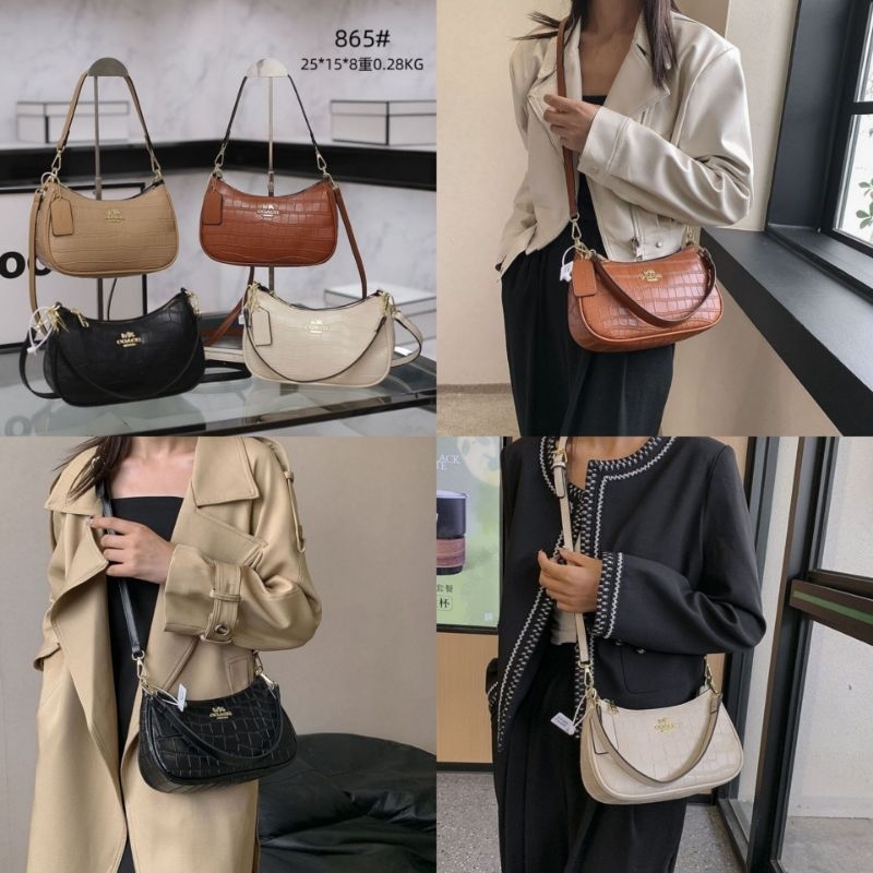 Tas Selempang Croco With Box + Invoice Premium Imporr